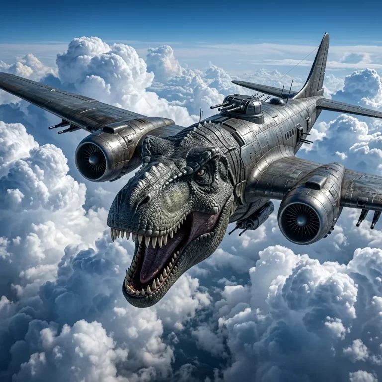 Nuclearo Dinossauro — Một con khủng long được lắp lại bằng linh kiện lò phản ứng
